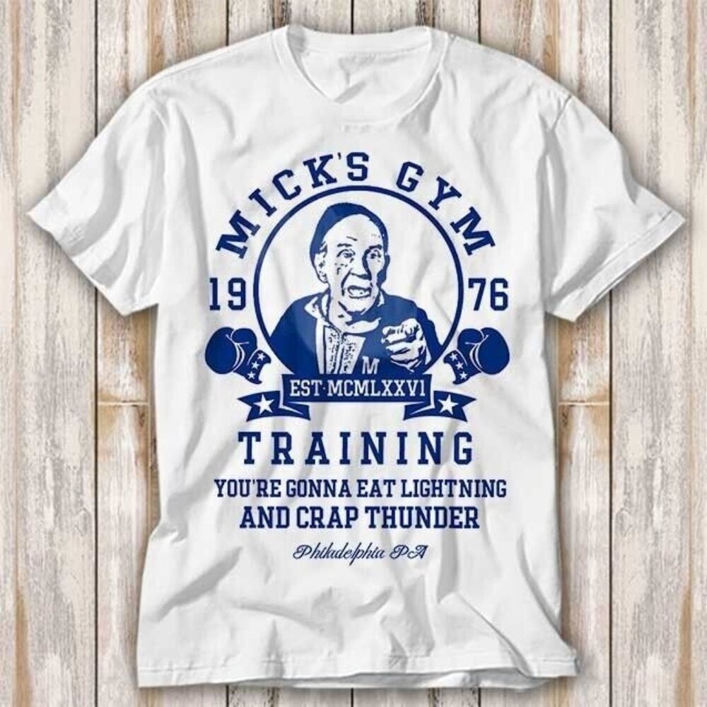 Micks Gym Boxing Gloves Rocky Movie Vintage Graphic T-Shirt 89